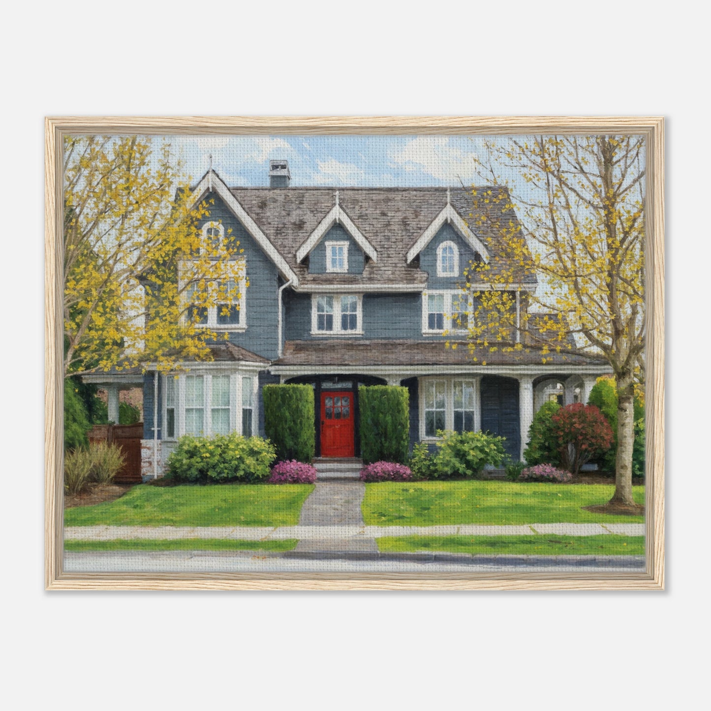 Impressionist Framed Canvas