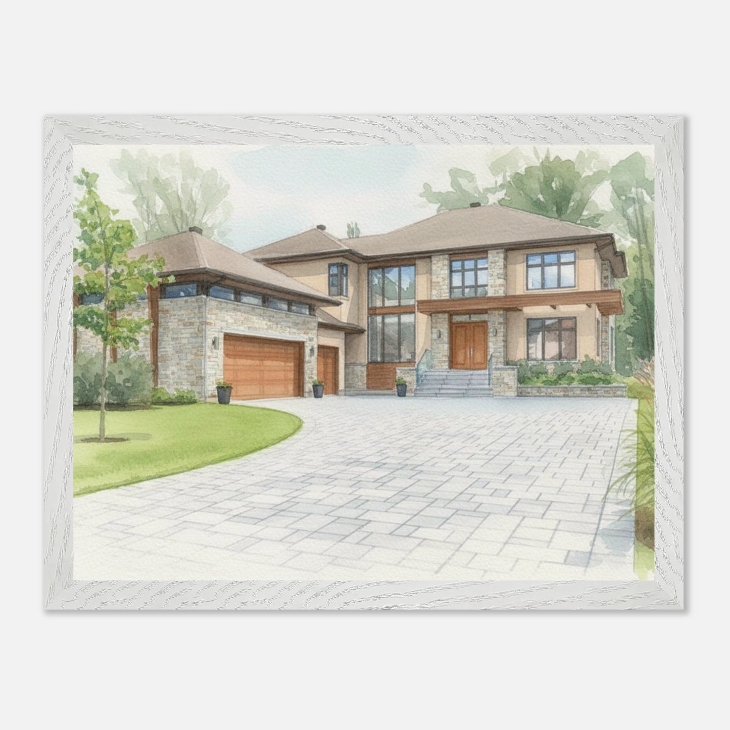 Watercolor Framed Fine Art Print