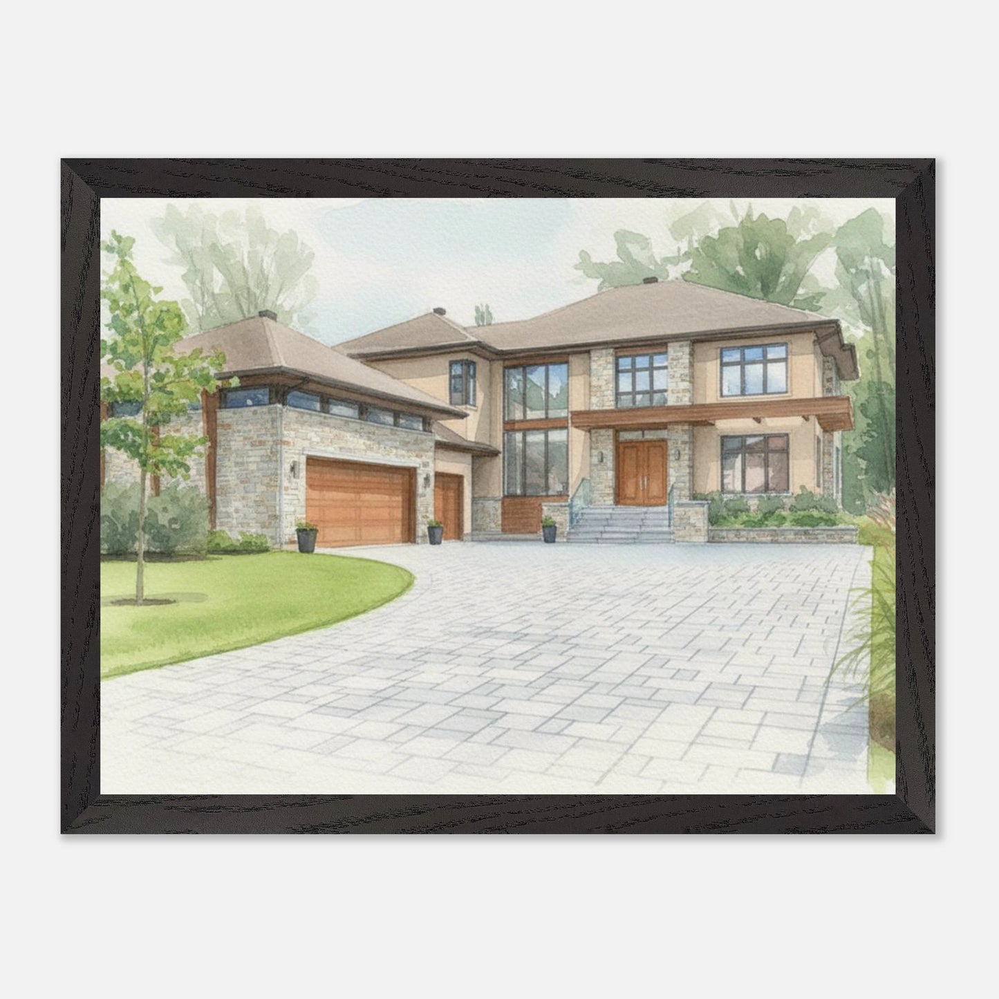 Watercolor Framed Fine Art Print