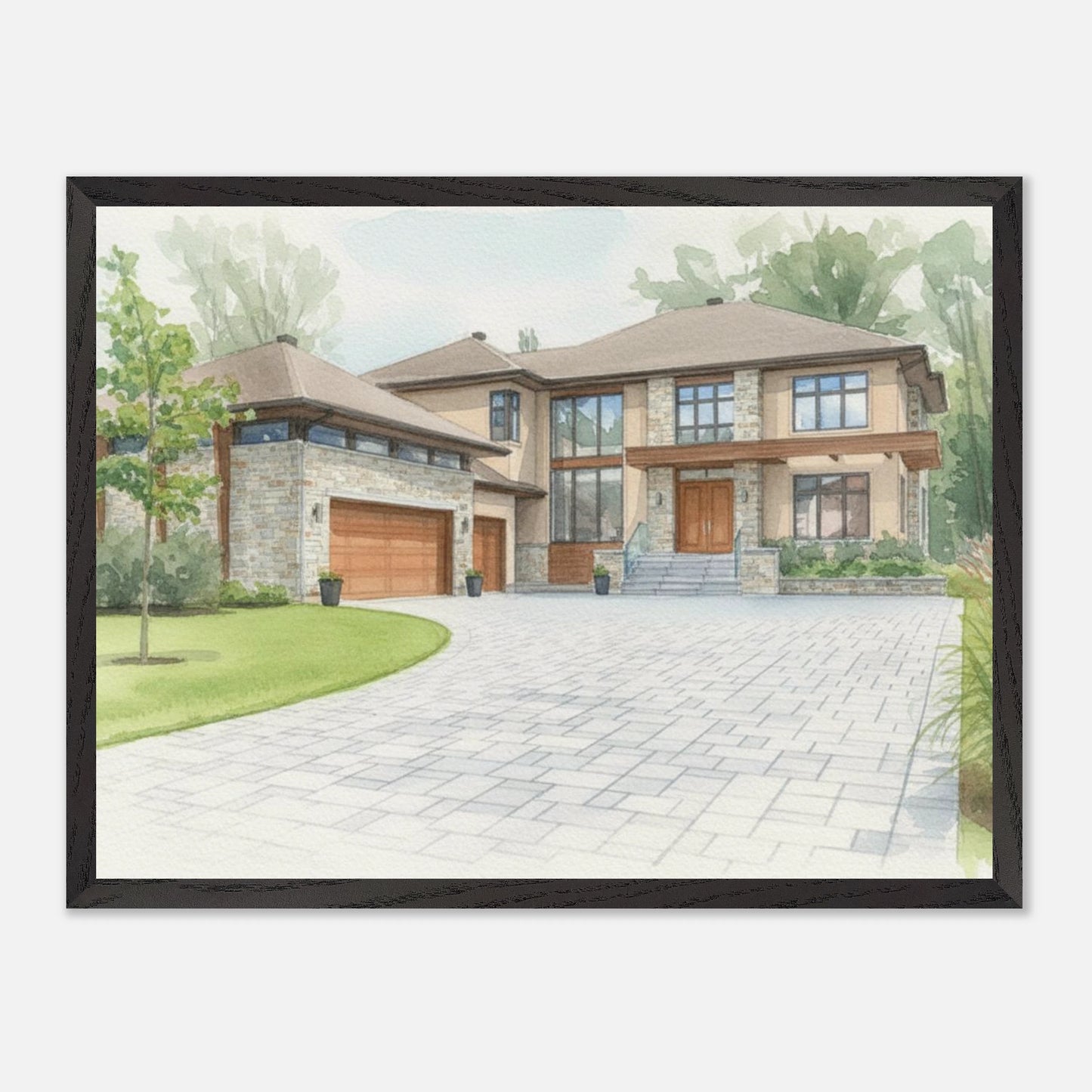 Watercolor Framed Fine Art Print