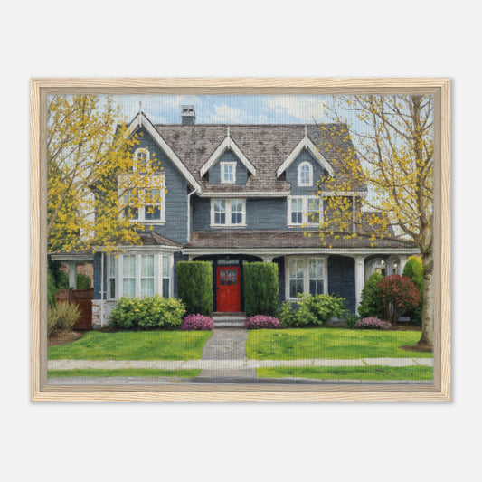 Impressionist Framed Canvas