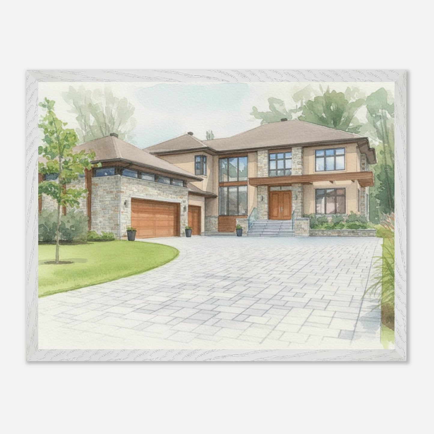 Watercolor Framed Fine Art Print