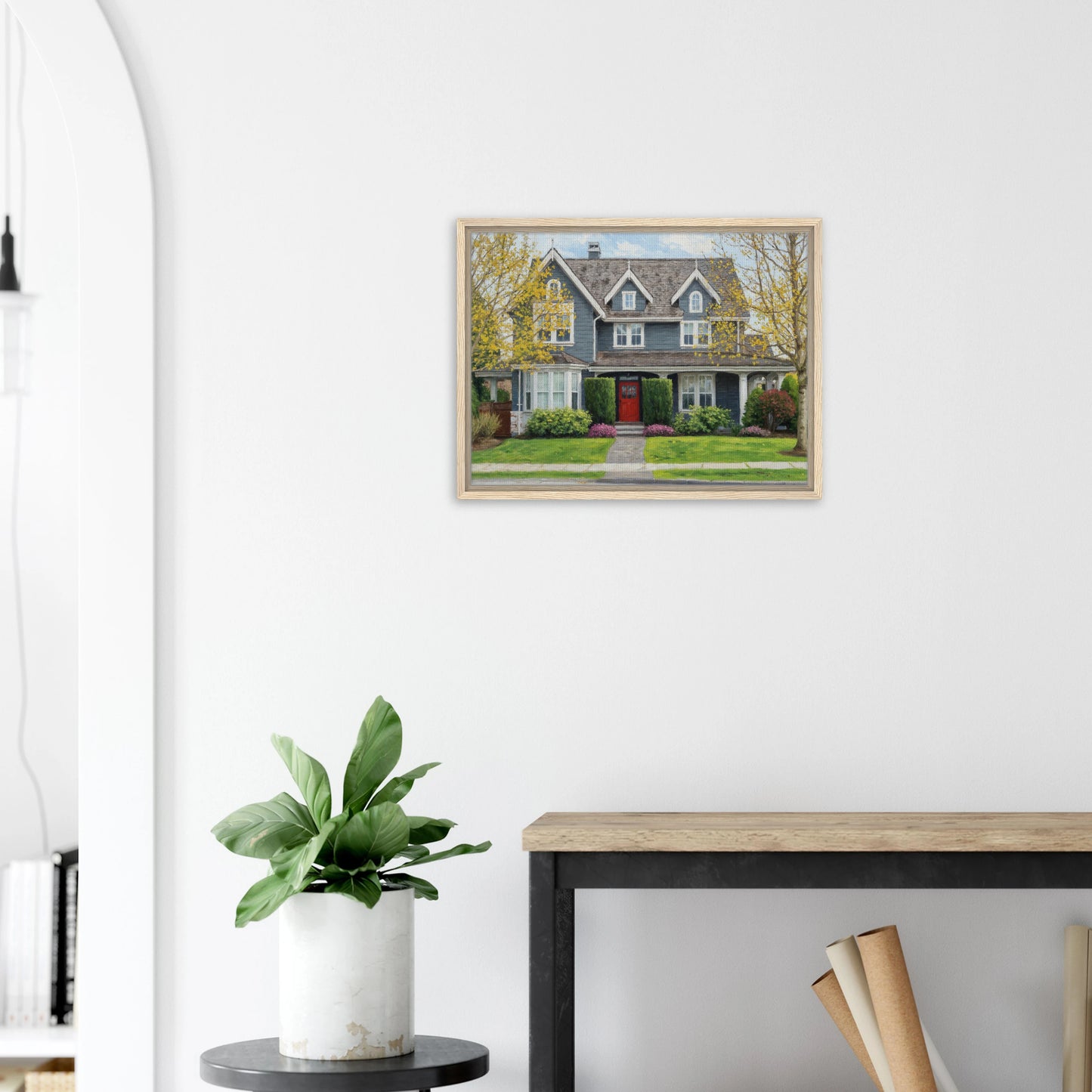 Impressionist Framed Canvas